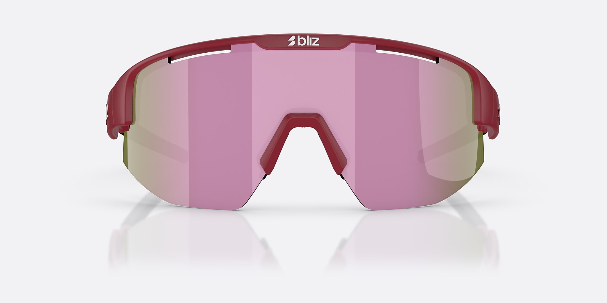 Sunglasses Bliz Matrix Small XXS (0-130) with Brown Rose lens and Burgundy frame Image 2 of 7