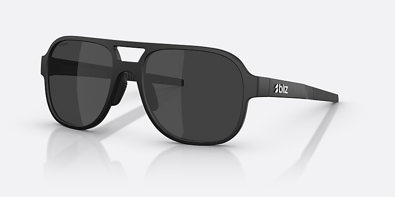 Sunglasses Bliz A006 XL (57-18) with Smoke lens and Matte Black frame Image 1 of 7