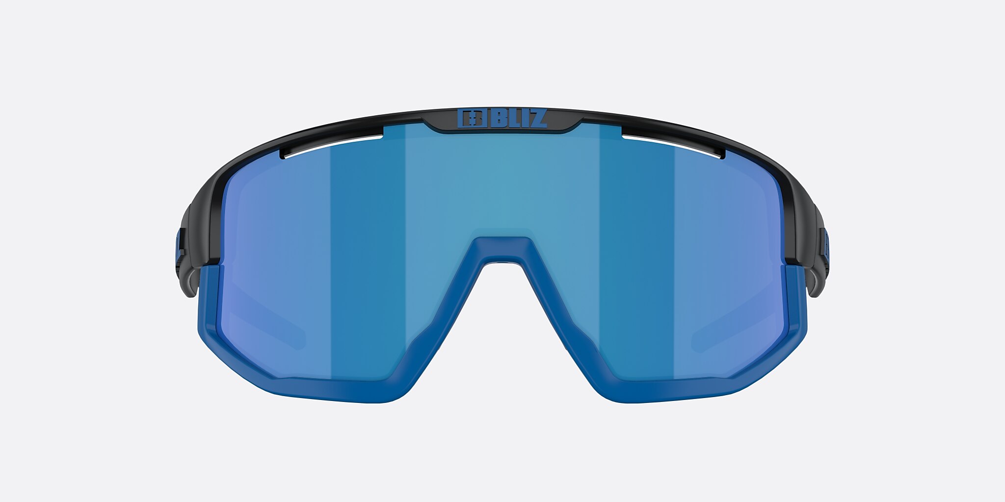 Sunglasses Bliz Fusion Small XXS (0-125) with Brown Mirror Blue lens and Matte Black frame Image 2 of 6