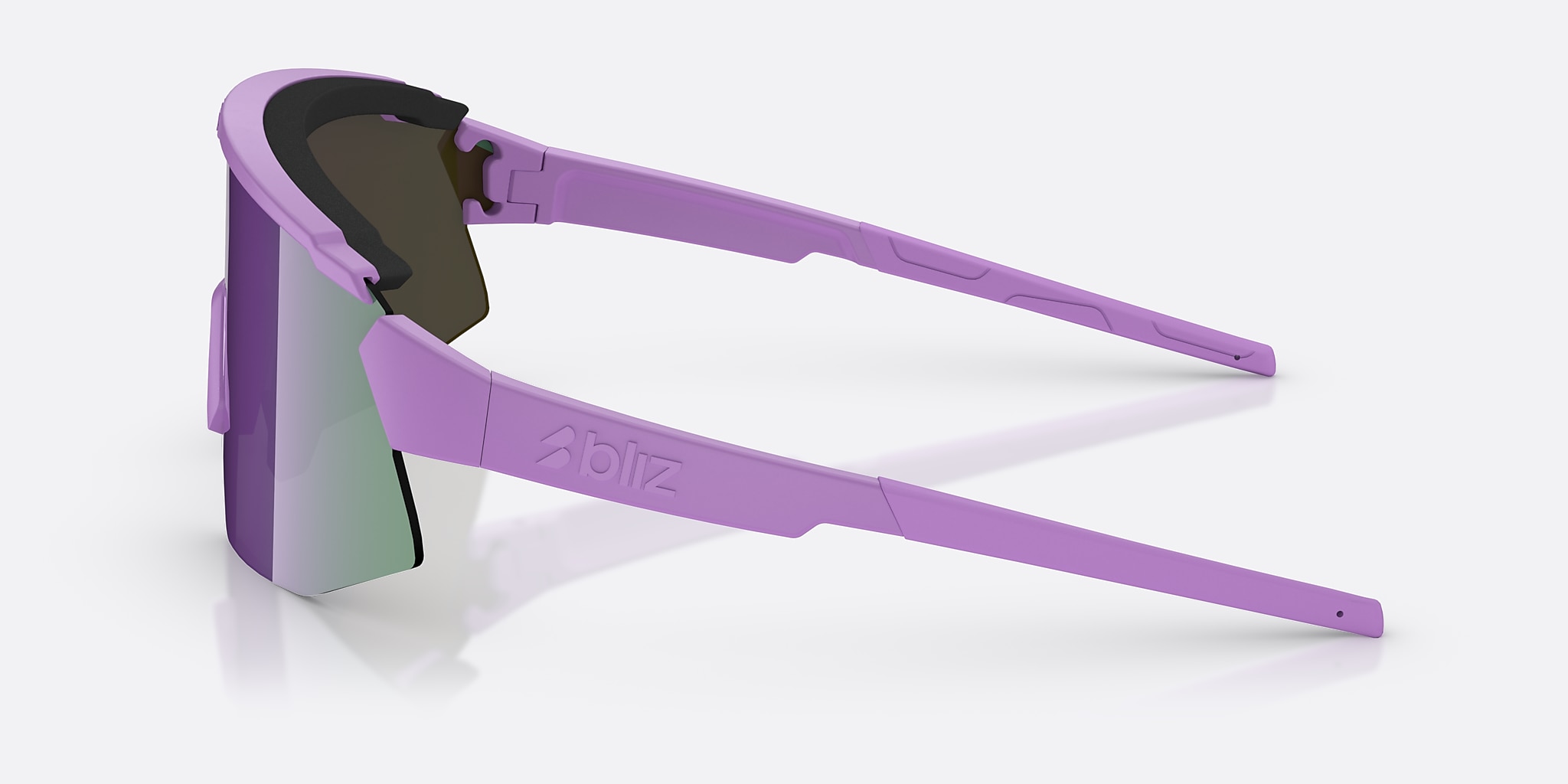 Sunglasses Bliz Breeze Small M (0-135) with Purple lens and Matte Purple frame Image 3 of 7