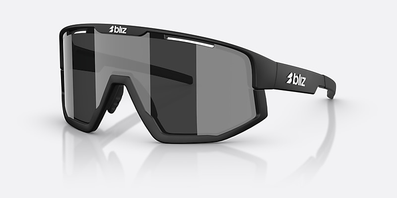 Sunglasses Bliz Fusion Small XXS (0-125) with Smoke/Silver Mirror lens and Matt svart frame Image 1 of 6