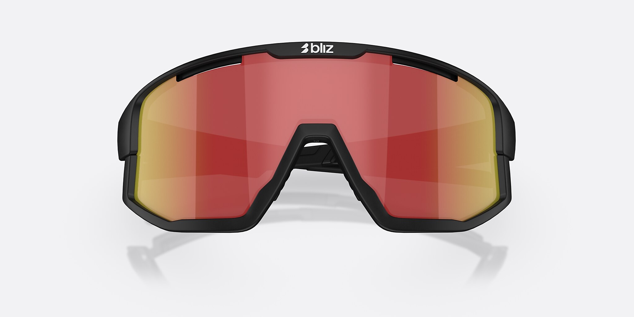Sunglasses Bliz Vision L (0-137) with Brown Red lens and Black frame Image 5 of 6