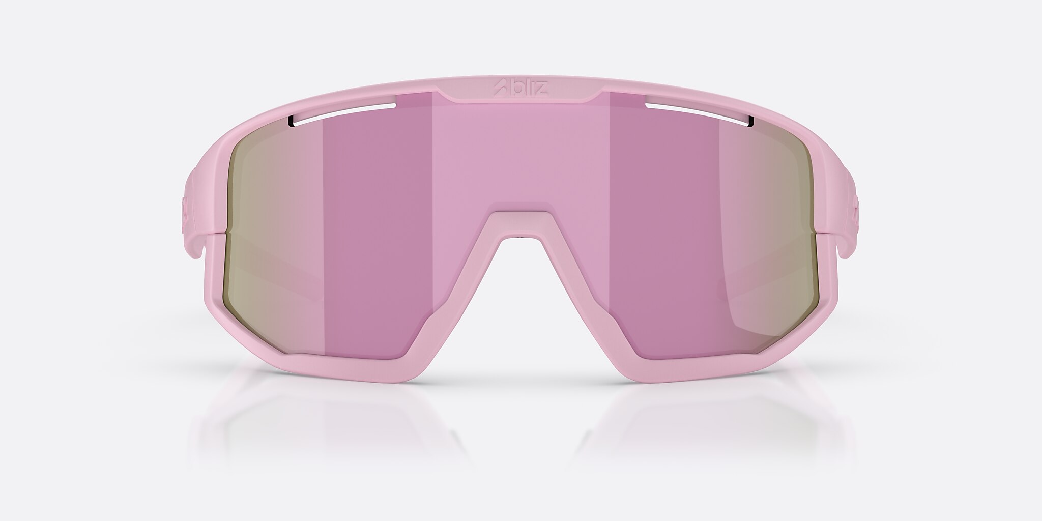 Sunglasses Bliz Vision L (0-137) with Brun/Rosa multicolor lens and Mat pulverpink frame Image 2 of 6