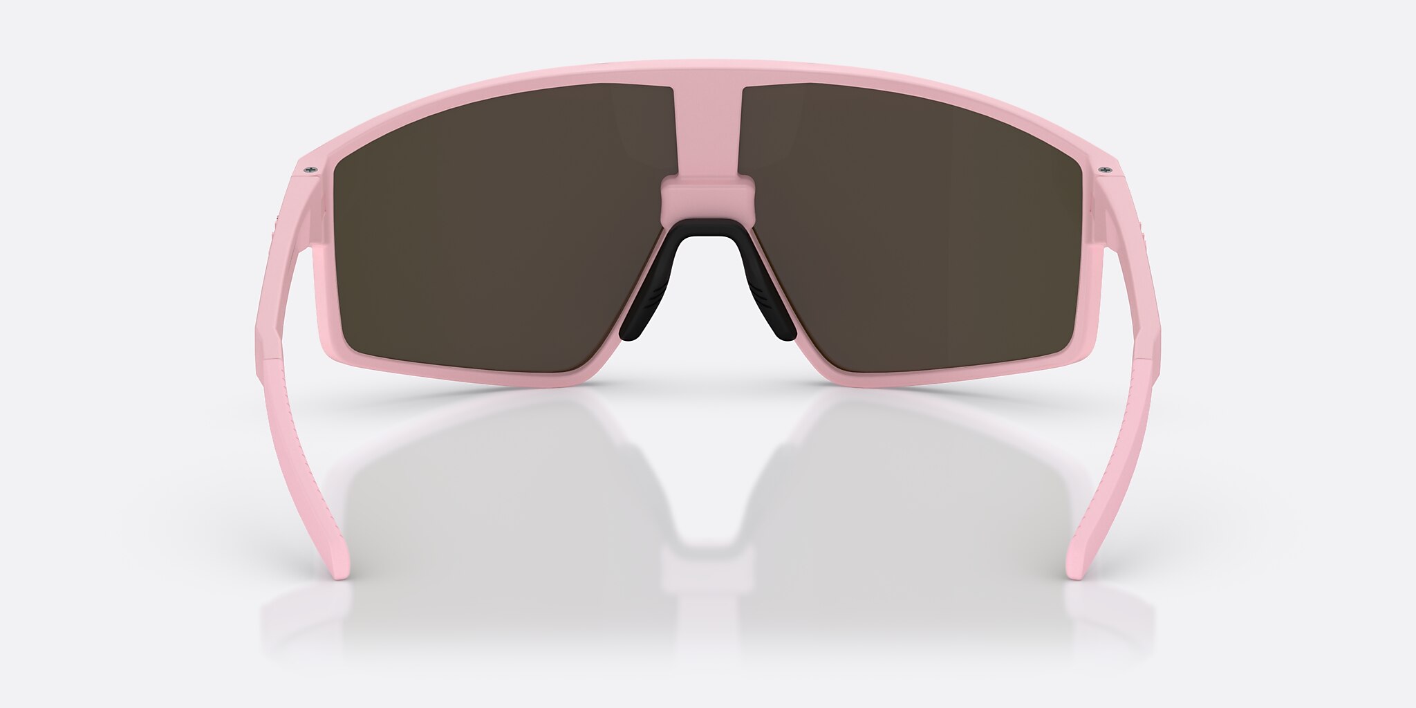 Sunglasses Bliz P002 L (69-09) with Brown/Rose Multicolor lens and Matte Powder Pink frame Image 4 of 6