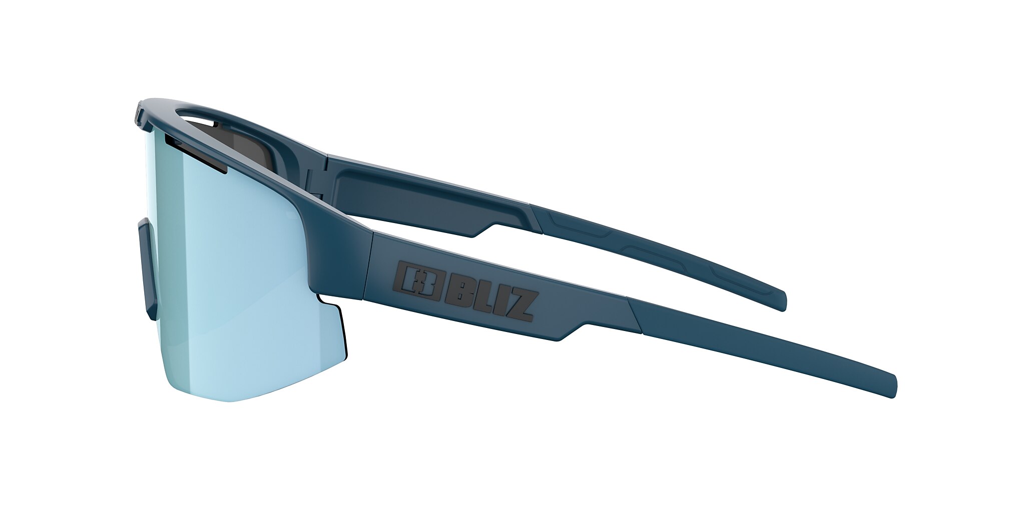Matrix Small Sunglasses Smoke Ice Blue Mirror | Bliz Eyewear®