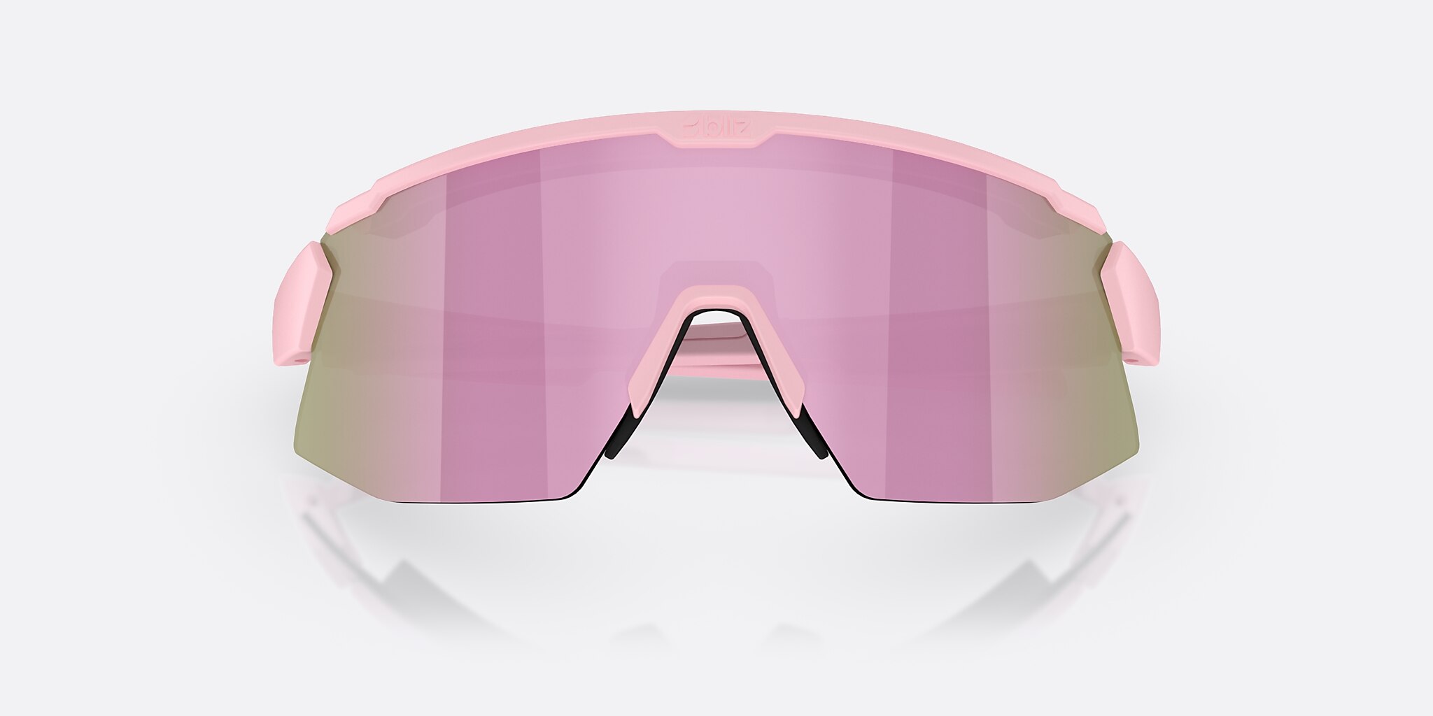 Sunglasses Bliz Breeze Small M (0-135) with Brun/Rosa flerfärgad lens and Matt puderrosa frame Image 5 of 7