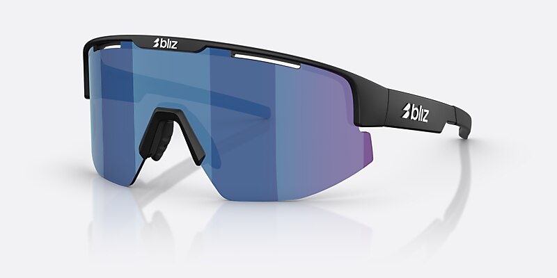 Sunglasses Bliz Matrix Small XXS (0-130) with Smoke/Blue Multicolor lens and Matte Black frame Image 1 of 6