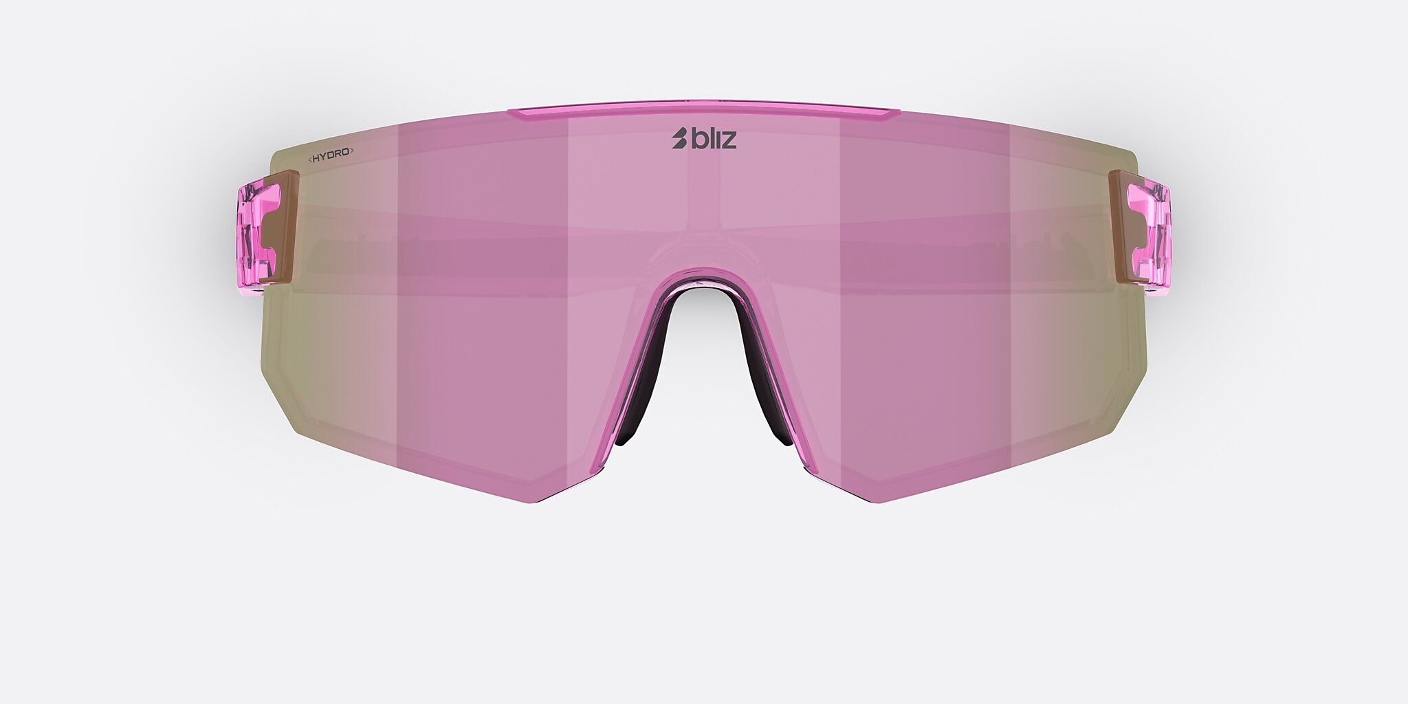 Sunglasses Bliz P005 XL (0-135) with Brown/Rose Multicolor lens and Transparent Pink frame Image 5 of 7