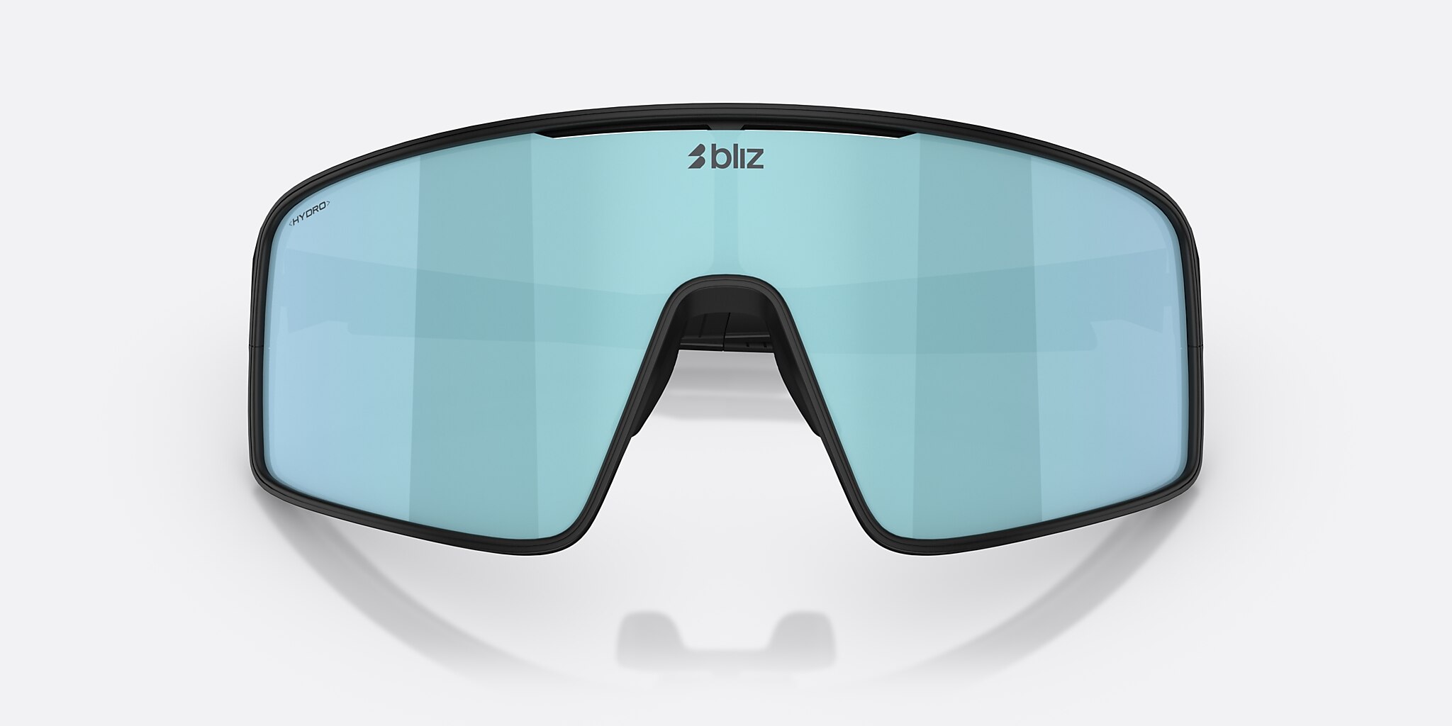 Sunglasses Bliz P001 L (0-138) with Smoke/Ice Blue Multicolor lens and Matte Black frame Image 5 of 6