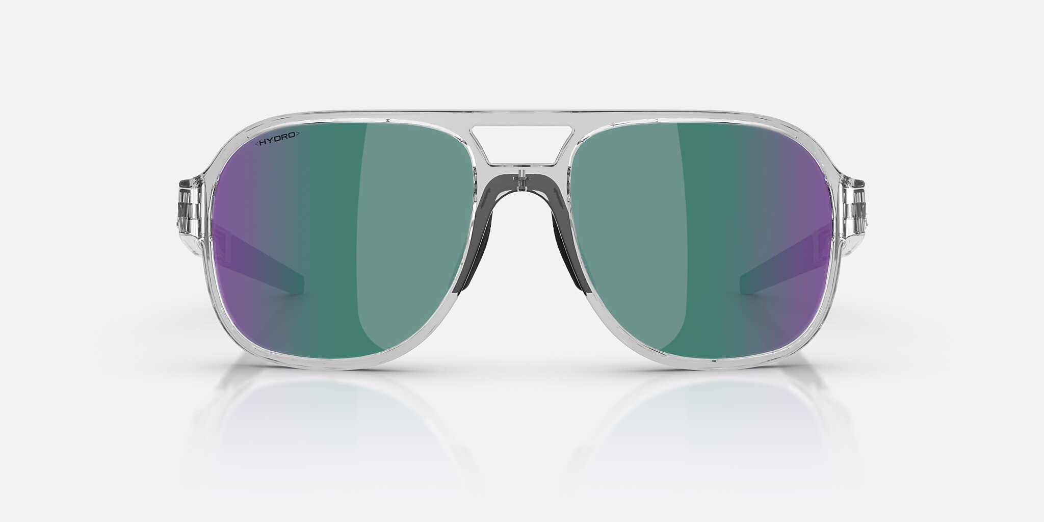 Sunglasses Bliz A006 XL (57-18) with Green/Green Multicolor lens and Crystal Black frame Image 2 of 7